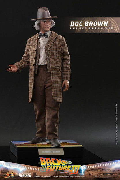 Doc Brown - Back To The Future III Hot Toys Collectibles 1/6 Scale Action Figure