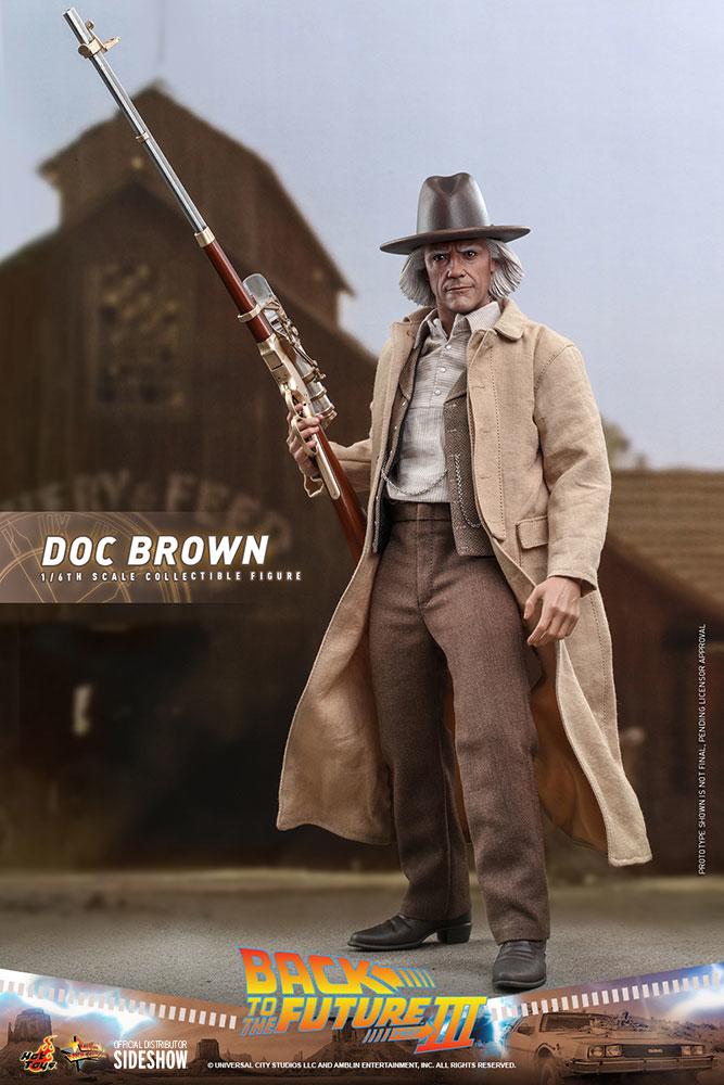 Doc Brown - Back To The Future III Hot Toys Collectibles 1/6 Scale Action Figure