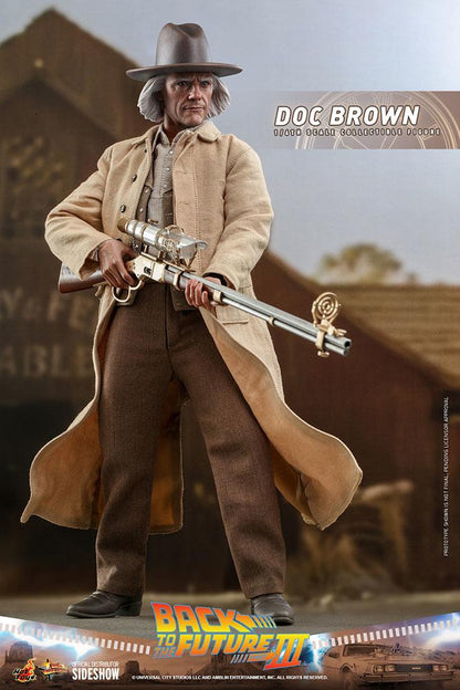 Doc Brown - Back To The Future III Hot Toys Collectibles 1/6 Scale Action Figure