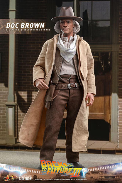 Doc Brown - Back To The Future III Hot Toys Collectibles 1/6 Scale Action Figure