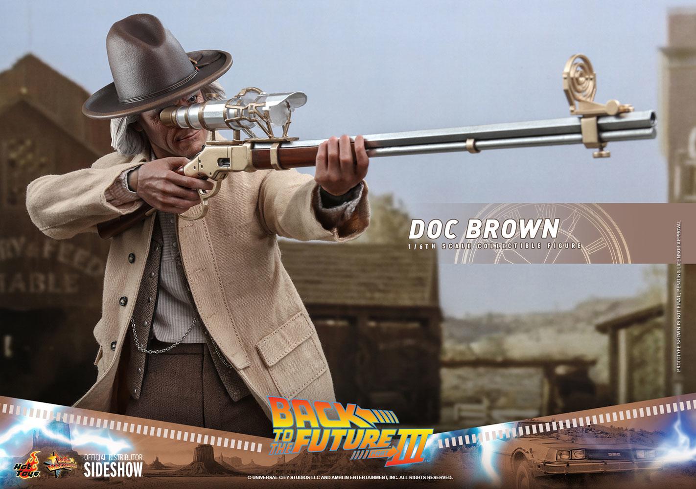Doc Brown - Back To The Future III Hot Toys Collectibles 1/6 Scale Action Figure