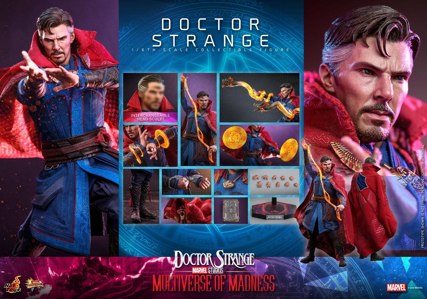 Doctor Strange - Marvel Multiverse of Madness Hot Toys Collectibles 1/6 Scale Action Figure