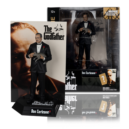 The Godfather Movie Maniacs 6 Inch Posed Figure - Don Vito Corleone