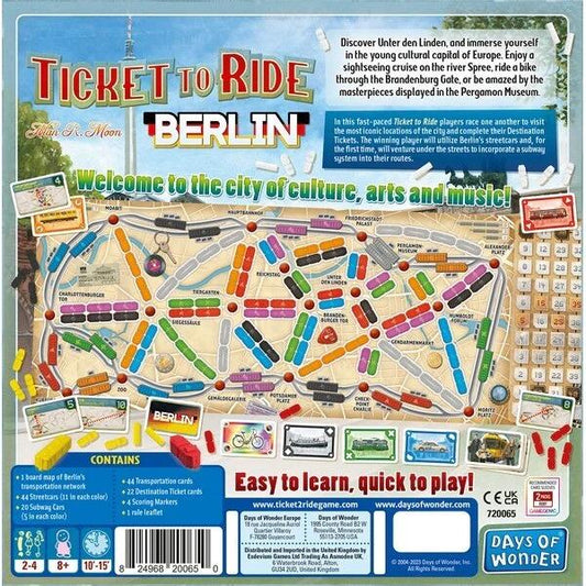 Ticket To Ride Strategy Board: Berlin