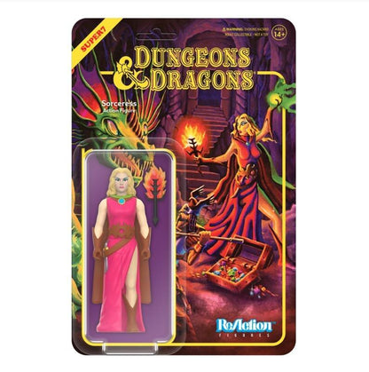 DUNGEONS & DRAGONS REACTION ACTION FIGURE W1 -SORCERESS BASIC SET