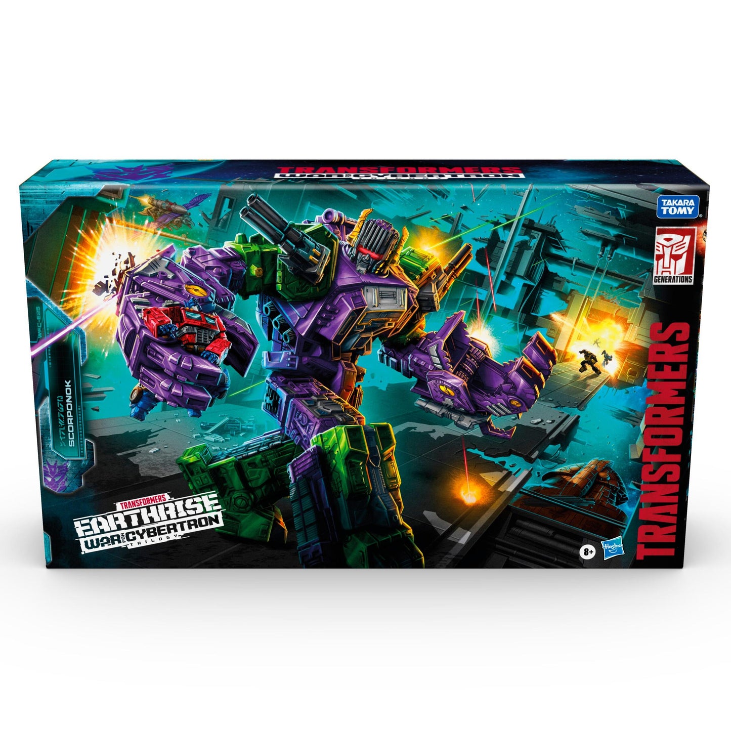 Transformers War for Cybertron Earthrise Titan Class Action Figure - Scorponok