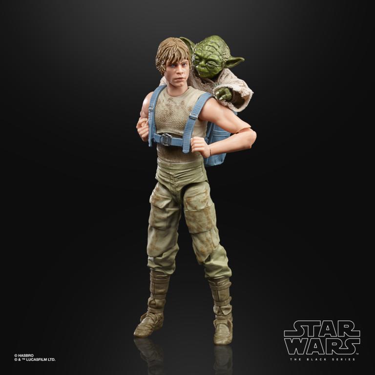 Star Wars Black Series 6 Inch Deluxe Action Figure Exclusive - Luke Skywalker & Yoda (Jedi Training)