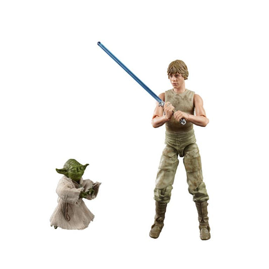 Star Wars Black Series 6 Inch Deluxe Action Figure Exclusive - Luke Skywalker & Yoda (Jedi Training)