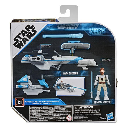 Star Wars Mission Fleet Expedition Class Action Figure - Obi-Wan Kenobi with Barc Speeder