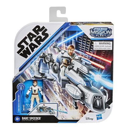Star Wars Mission Fleet Expedition Class Action Figure - Obi-Wan Kenobi with Barc Speeder
