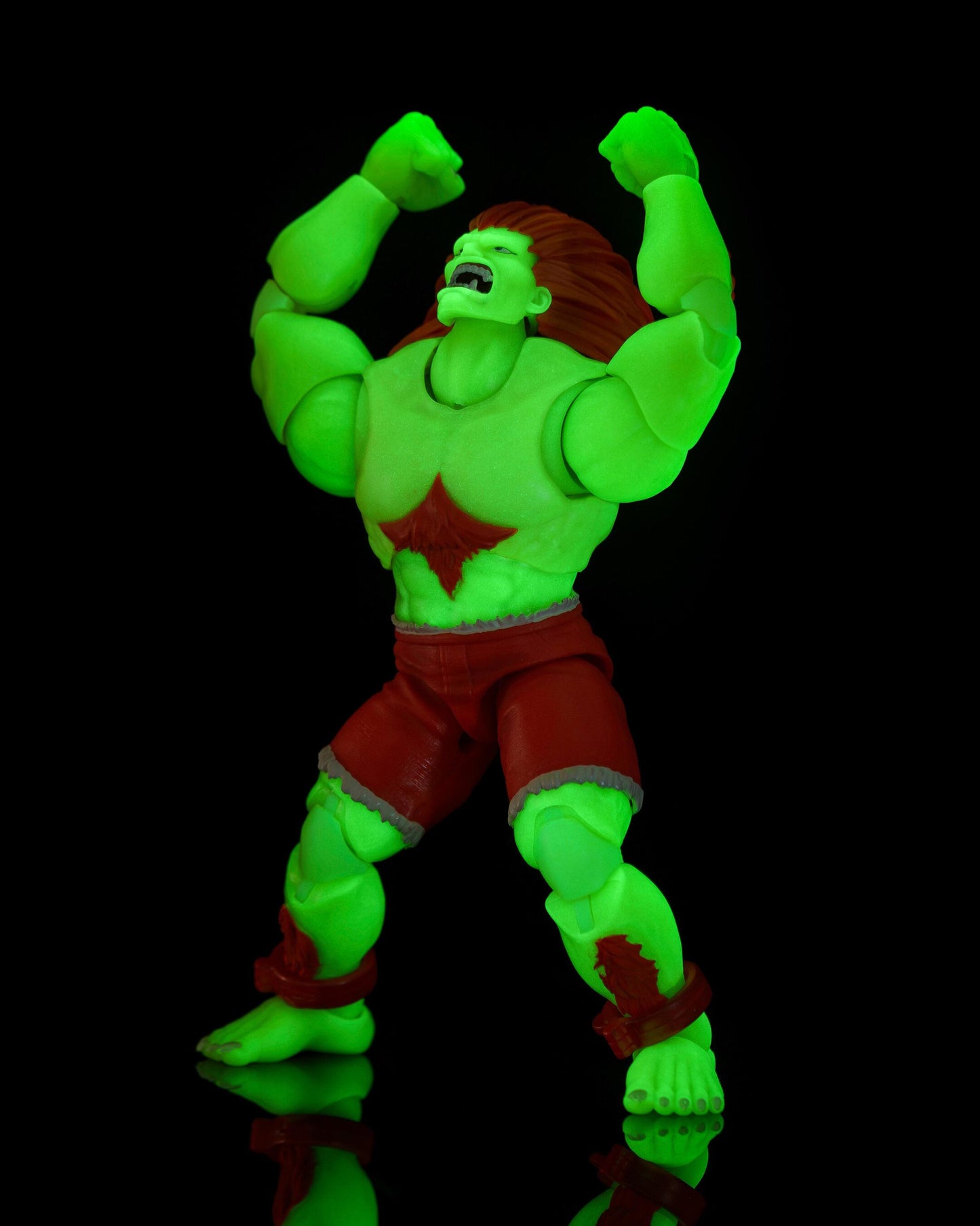 *PRE-ORDER Ultra Street Fighter II 6 Inch Exclusive Action Figure - Blanka (Player 2 - Glow In The Dark)