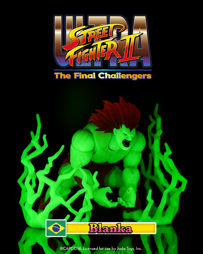 *PRE-ORDER Ultra Street Fighter II 6 Inch Exclusive Action Figure - Blanka (Player 2 - Glow In The Dark)