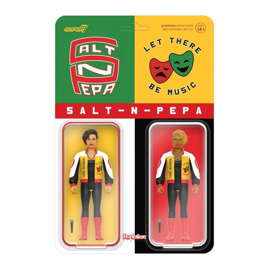 Salt-N-Pepa ReAction Action Figure Wave 1 - Salt-N-Pepa (Let There Be Music)