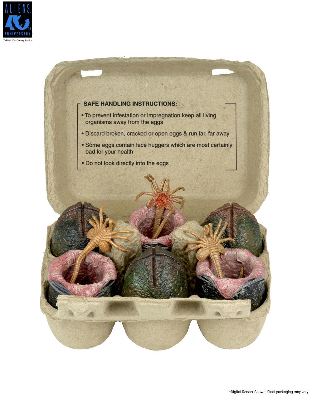 *PRE-ORDER Aliens 40th Anniversary Ultimate 7 Inch Scale Action Figure Accessory Set - Carton of Alien Eggs