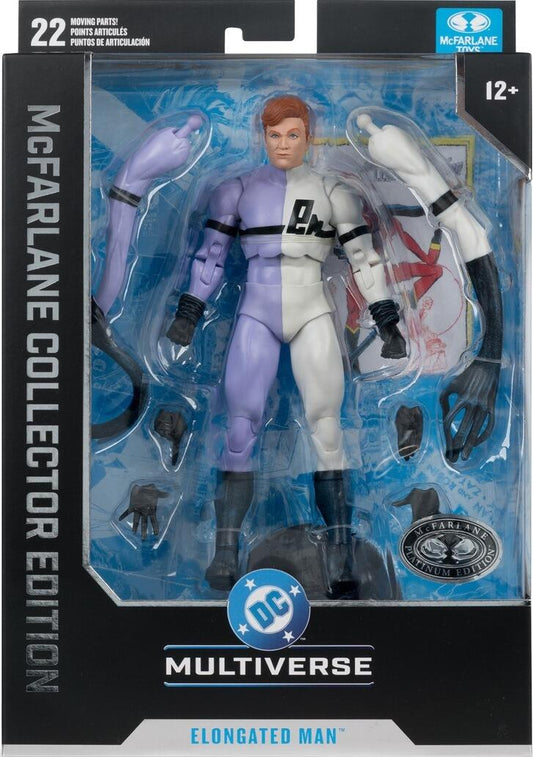 DC McFarlane Collector Edition #50 7 Inch Action Figure - Elongated Man (Platinum Edition)