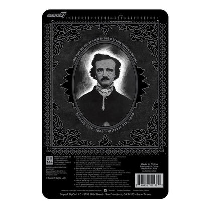 Edgar Allen Poe Reaction Action Figure - Edgar Allen Poe (Greyscale)