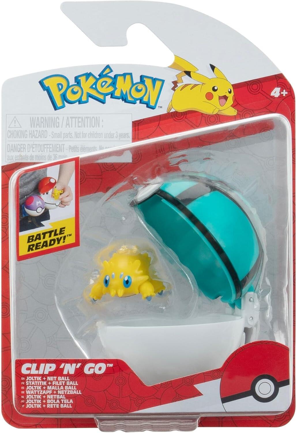 Pokémon Clip N Go Battle Figure Wave 18 - Joltik With Net Ball