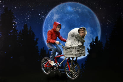 E.T. 40th Anniversary Ultimate 7 Inch Scale Action Figure - Elliot and E.T. with Bicycle