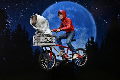 E.T. 40th Anniversary Ultimate 7 Inch Scale Action Figure - Elliot and E.T. with Bicycle