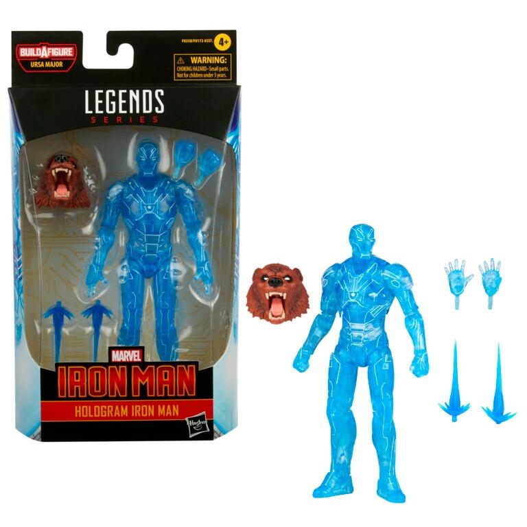Marvel Legends Iron Man Ursa Major BAF Action Figure - Hologram Iron Man