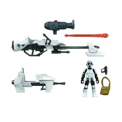 Star Wars Mission Fleet Action Figure - Scout Trooper with Speeder Bike