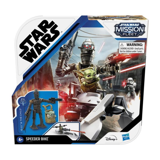 Star Wars Mission Fleet Action Figure - IG-11 & The Child Speeder Bike