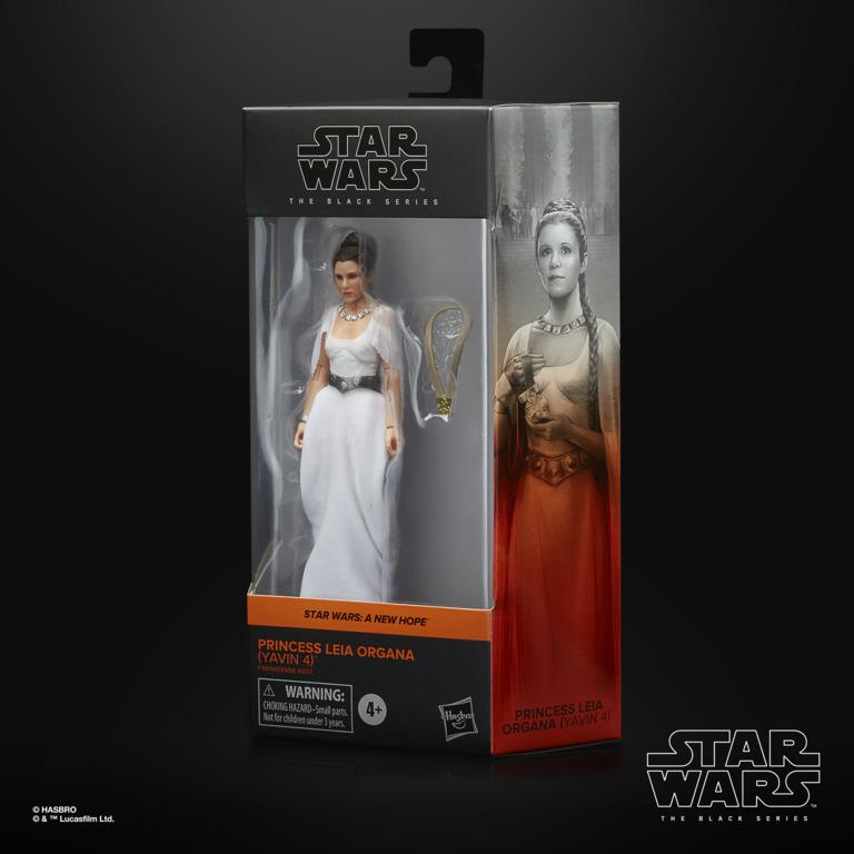 Star Wars Black Series 6 Inch Action Figure Wave 31 - Princess Leia Organa (Yavin IV Ceremonial Dress)