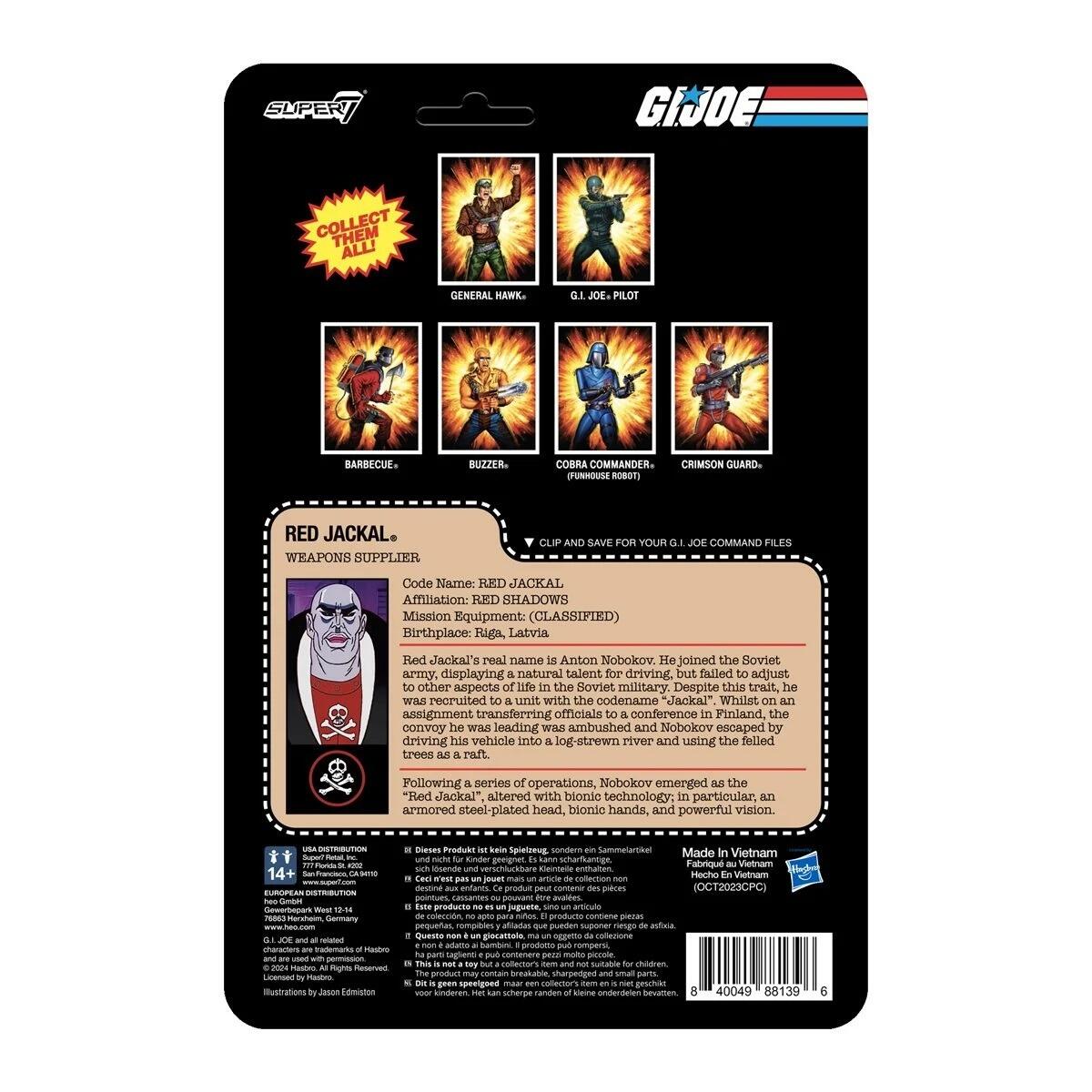 G.I. Joe ReAction Action Figure Wave 8 - Red Jackal