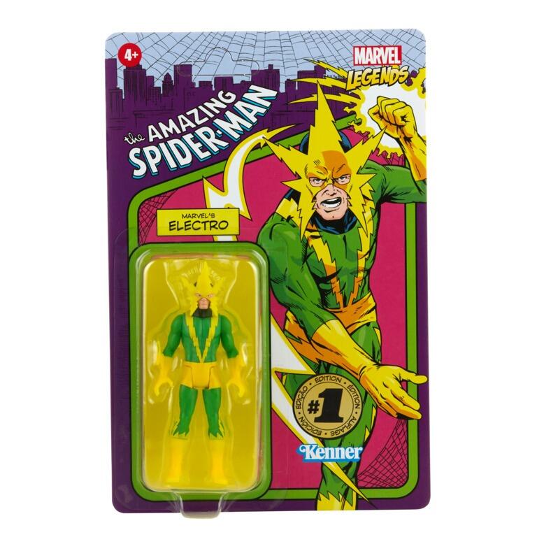 Marvel 3.75 Inch  Retro Twin Pack Action Figures - Electro & Spider-Man