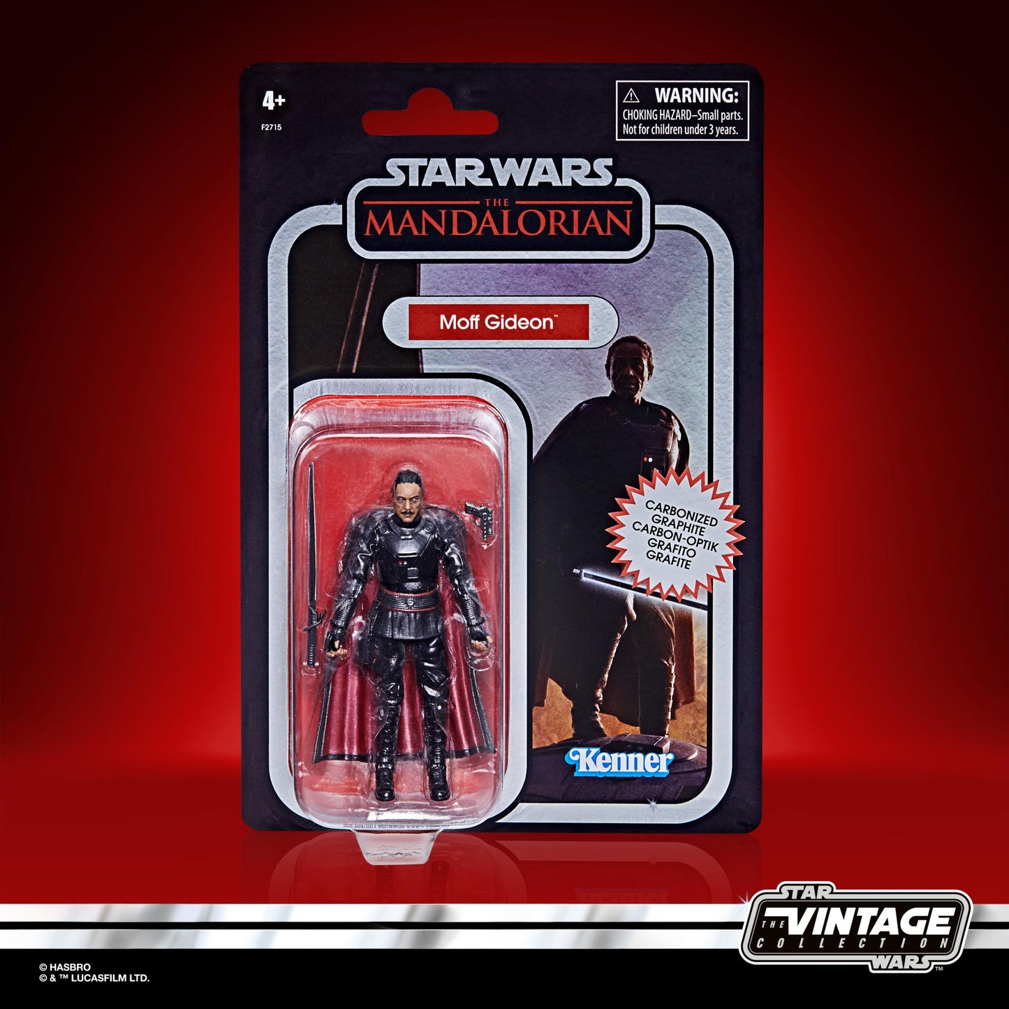 Star Wars The Vintage Carbon Collection Exclusive 3.75-Inch Action Figure Wave 2 - Moff Gideon (Carbonized)