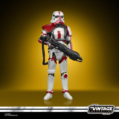 Star Wars The Vintage Carbon Collection Exclusive 3.75-Inch Action Figure Wave 2 - Incinerator Trooper (Carbonized)