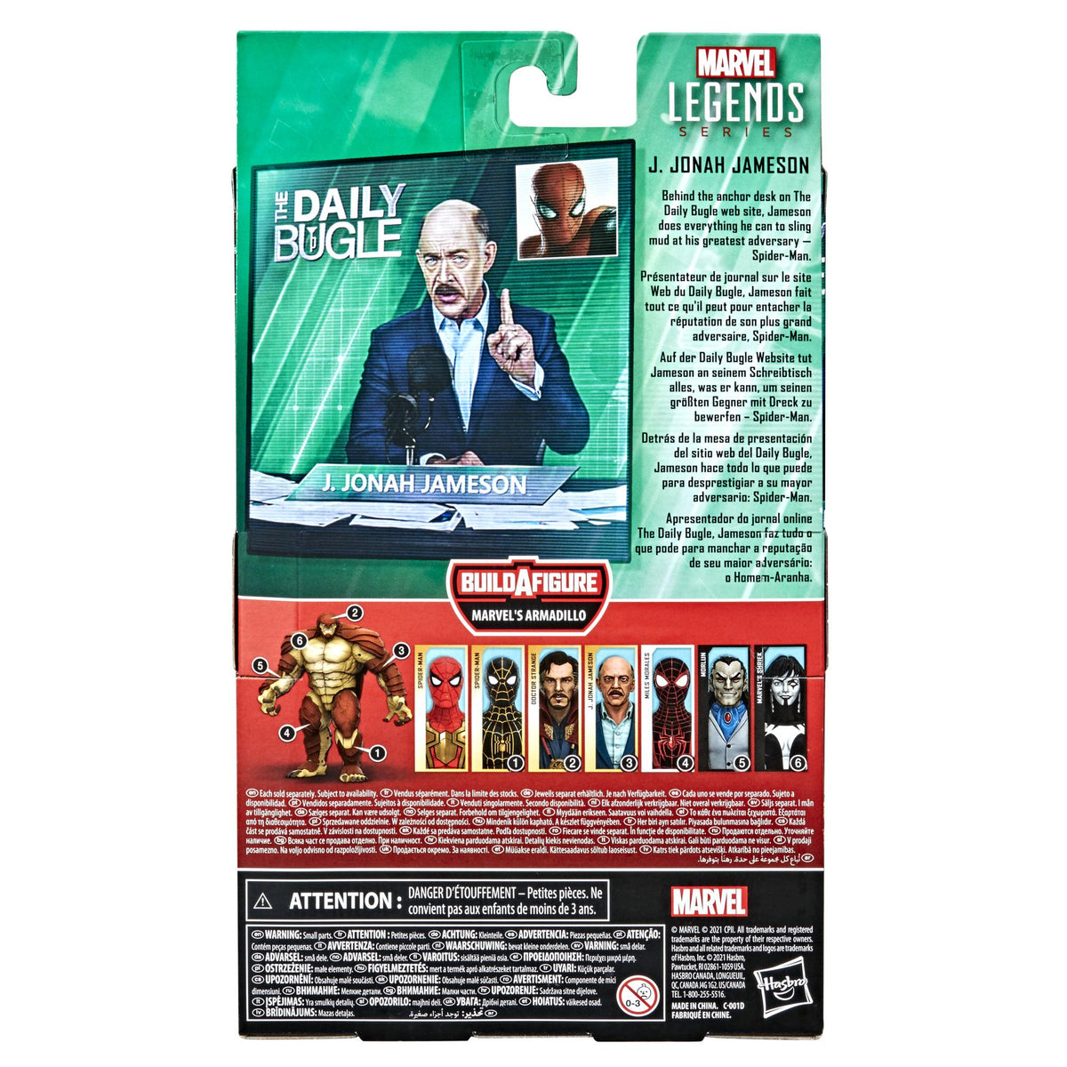 Spider-Man Marvel Legends Action Figure Wave 15 - J. Jonah Jameson