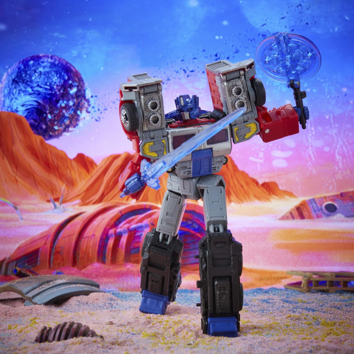 Transformers Generations Leader Action Figure - Universe Laser Optimus Prime