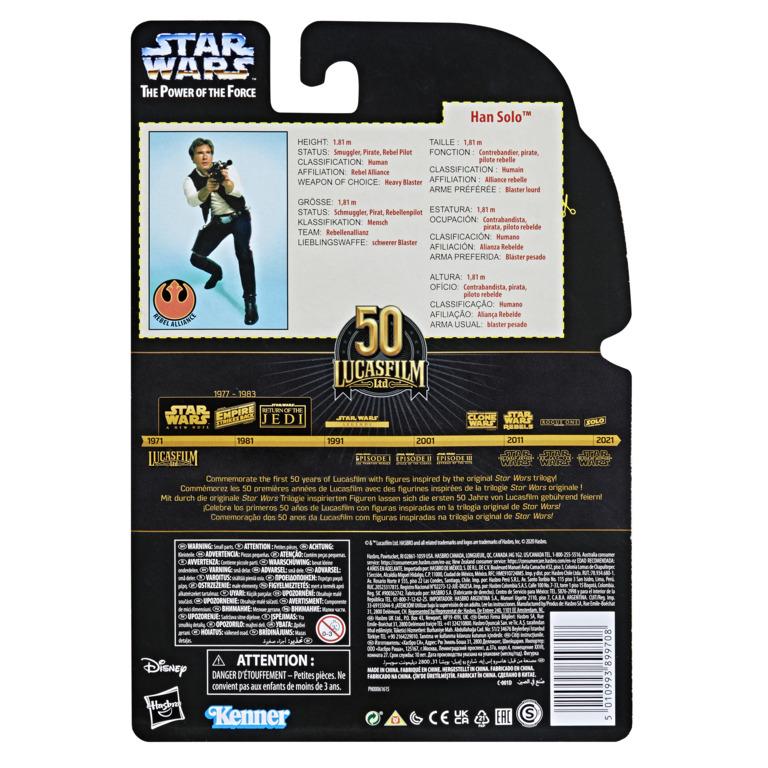 Star Wars Black Series 50th Anniversary Power of the Force Action Figure - Han Solo