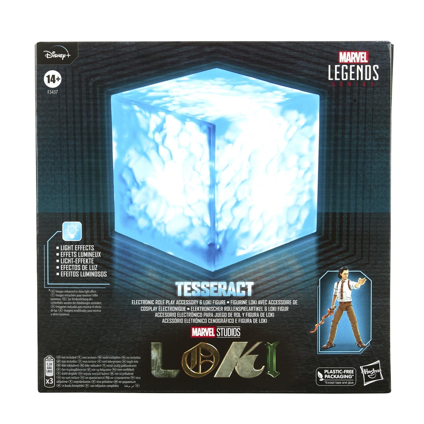 Marvel Legends Series Electronic Gear - Tesseract with Loki Action Figure