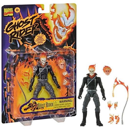 Marvel Legends Retro Exclusive 6 Inch Scale 80th Anniversary Action Figure - Ghost Rider (Re-Run)