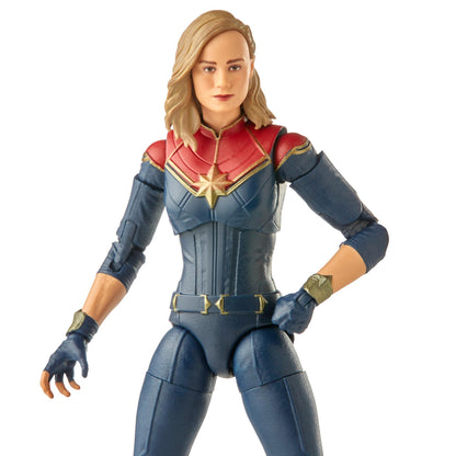 Marvel Legends The Marvel's Action Figure (BAF Totally Awesome Hulk) - Captain Marvel