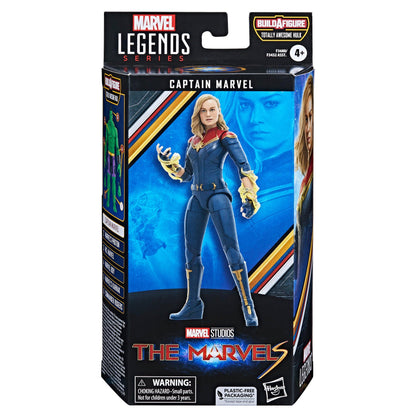 Marvel Legends The Marvel's Action Figure (BAF Totally Awesome Hulk) - Captain Marvel