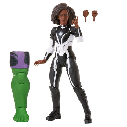 Marvel Legends The Marvel's Action Figure (BAF Totally Awesome Hulk) - Marvel's Photon