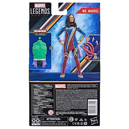 Marvel Legends The Marvel's Action Figure (BAF Totally Awesome Hulk) - Ms. Marvel