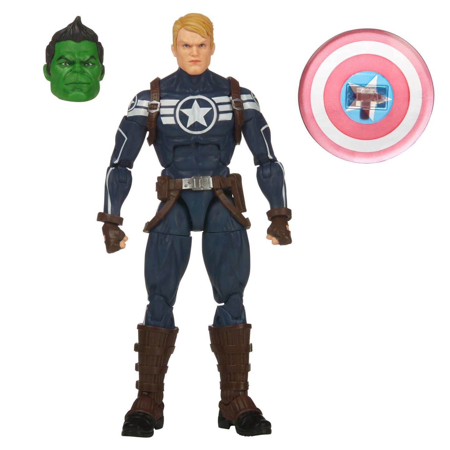 Marvel Legends The Marvel's Action Figure (BAF Totally Awesome Hulk) - Commander Rogers