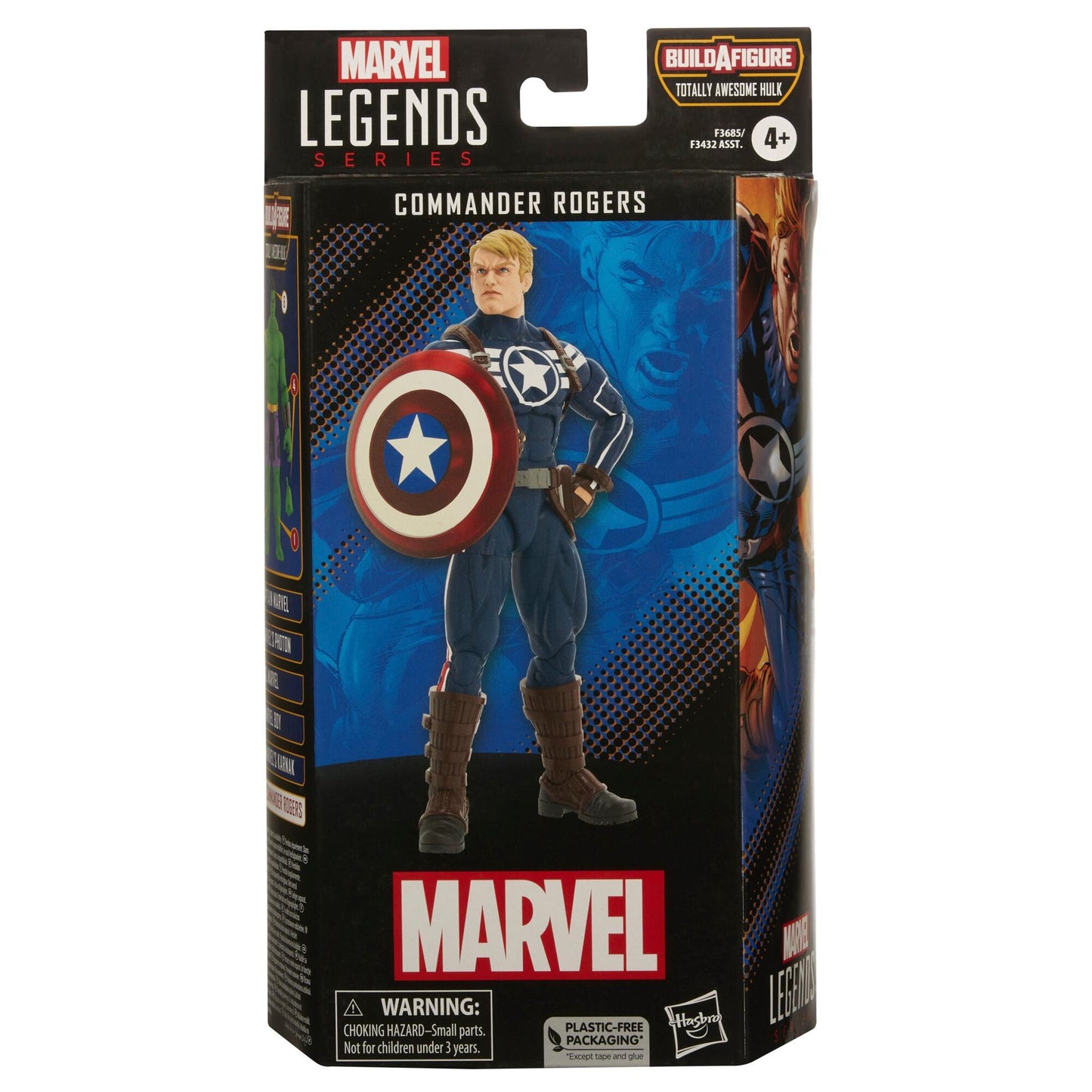Marvel Legends The Marvel's Action Figure (BAF Totally Awesome Hulk) - Commander Rogers