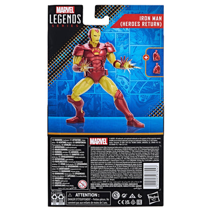 Marvel Legends The Marvel's Action Figure (BAF Totally Awesome Hulk) - Iron Man (Heroes Return)
