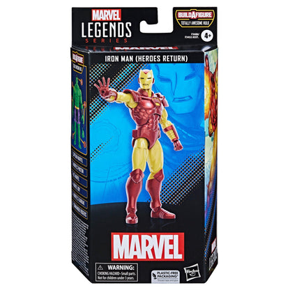 Marvel Legends The Marvel's Action Figure (BAF Totally Awesome Hulk) - Iron Man (Heroes Return)
