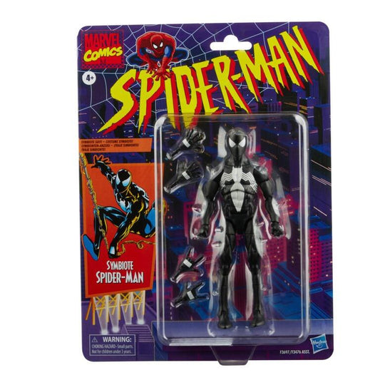 Marvel Legends 6 Inch Spider-Man Retro Wave 2 - Symbiote Spider-Man