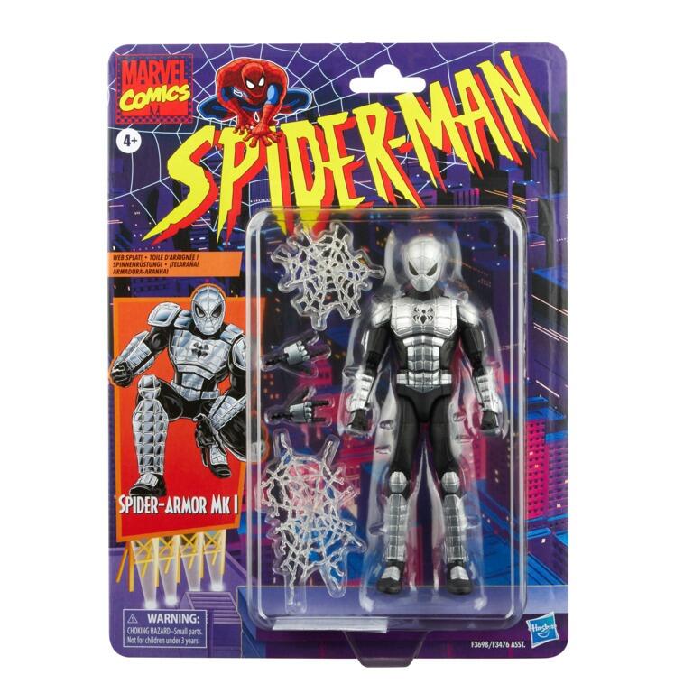Marvel Legends 6 Inch Spider-Man Retro Wave 2 - Spider-Armor MK I