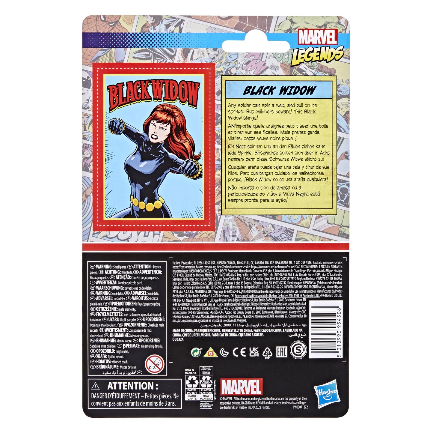 Marvel Universe Retro 3.75 Inch Action Figure Wave 6 - Black Widow