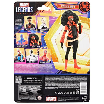 Marvel Legends 6 Inch Spider-Man Across The Spider-Verse Retro Action Figure - Jessica Drew