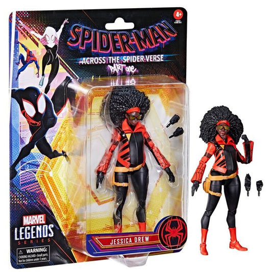 Marvel Legends 6 Inch Spider-Man Across The Spider-Verse Retro Action Figure - Jessica Drew