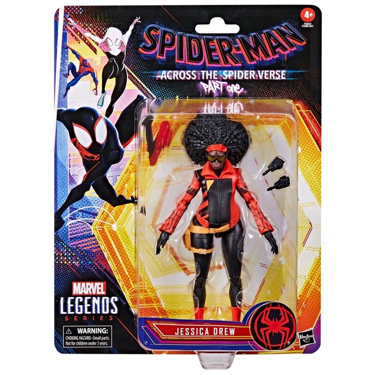 Marvel Legends 6 Inch Spider-Man Across The Spider-Verse Retro Action Figure - Jessica Drew